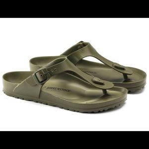 Birkenstock Green Rubber Sandals